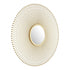 Lattice Round Mirror - Golden